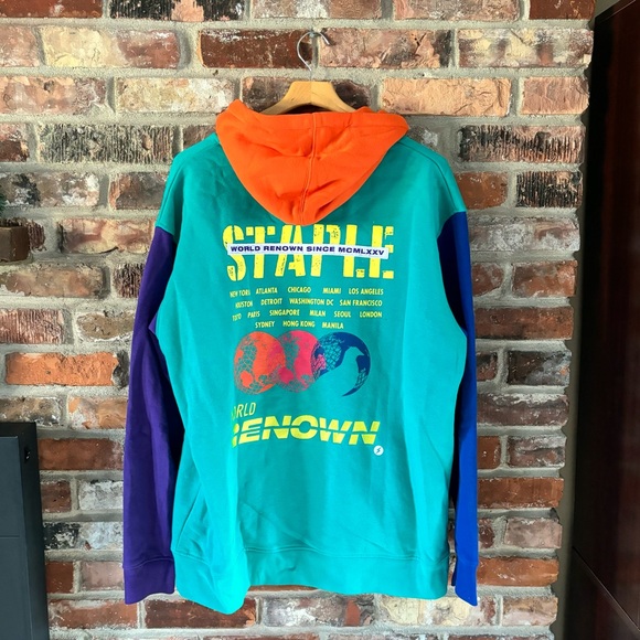 Staple World Renown Colorful Hoodie Sweatshirt - Picture 5 of 7